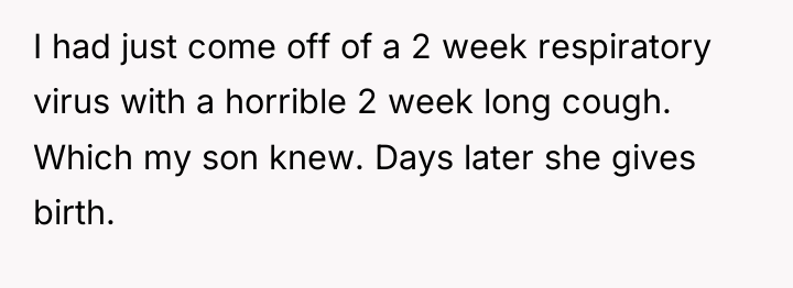 I had just come off of a 2 week respiratory...