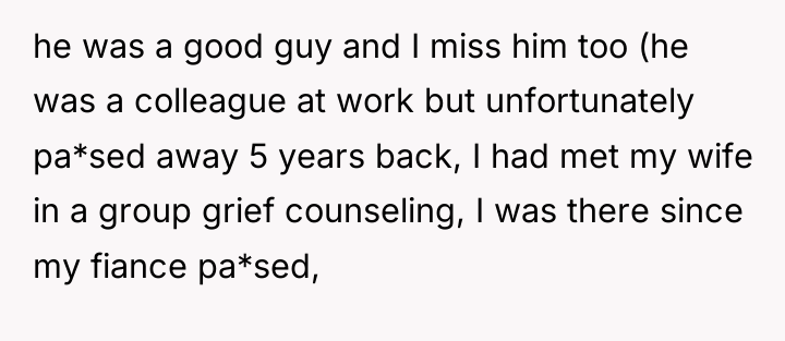 he was a good guy and I miss him too...