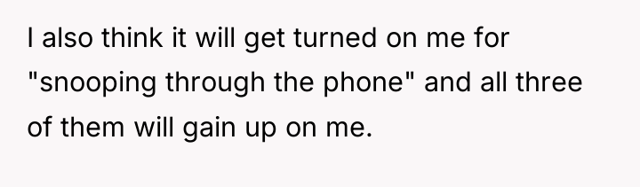 I also think it will get turned on me for...