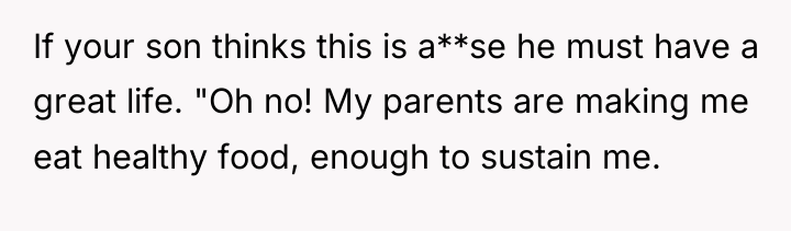 If your son thinks this is a**se he must have...