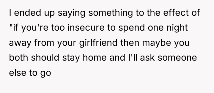 I ended up saying something to the effect of "if...