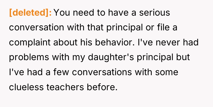 [deleted] You need to have a serious conversation with that...