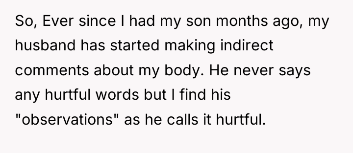 So, Ever since I had my son months ago, my...