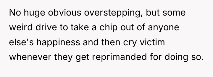 No huge obvious overstepping, but some weird drive to take...