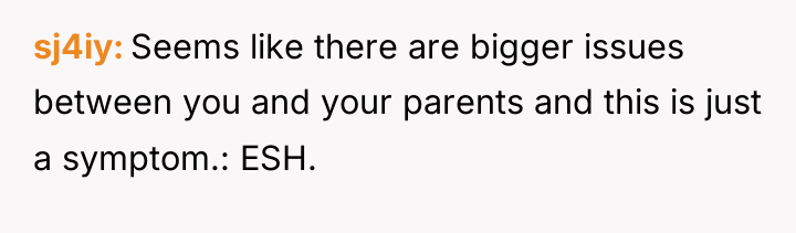 sj4iy Seems like there are bigger issues between you and...