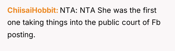 ChiisaiHobbit NTA: NTA She was the first one taking things...