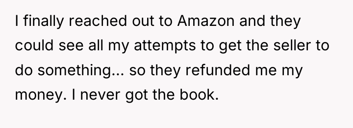 I finally reached out to Amazon and they could see...