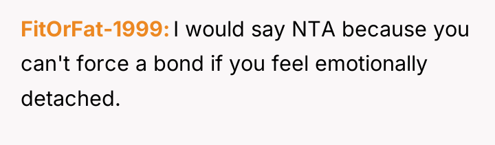 FitOrFat-1999 I would say NTA because you can't force a...
