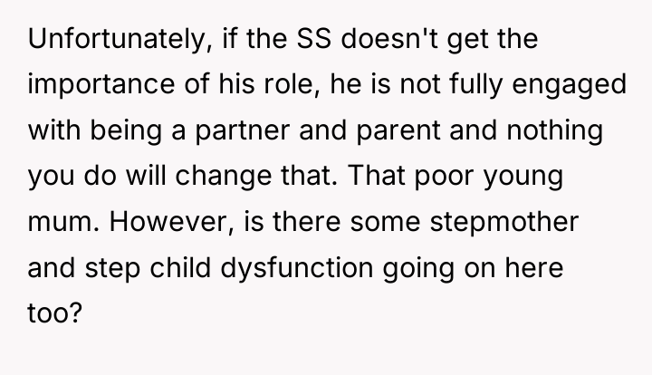 Unfortunately, if the SS doesn't get the importance of his...