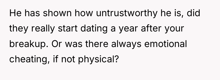 He has shown how untrustworthy he is, did they really...