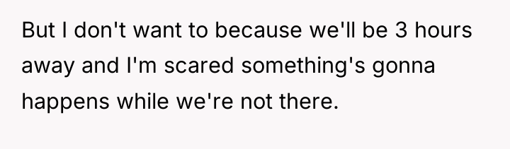 But I don't want to because we'll be 3 hours...