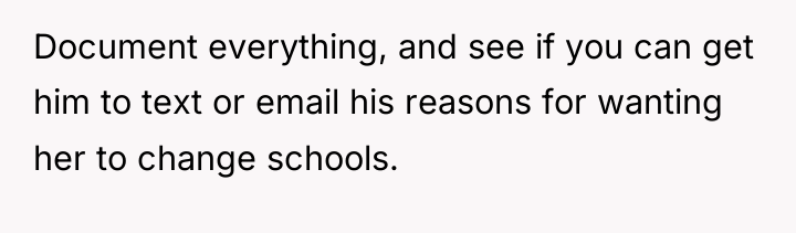 Document everything, and see if you can get him to...