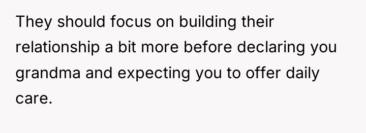 They should focus on building their relationship a bit more...