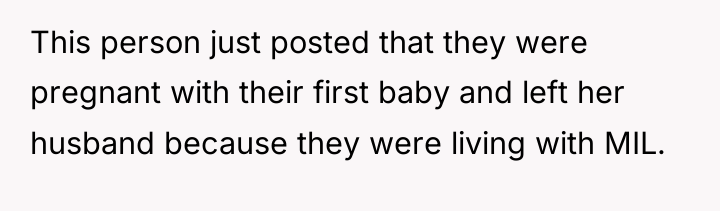 This person just posted that they were pregnant with their...