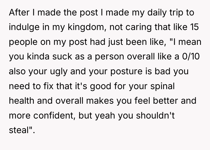 After I made the post I made my daily trip...