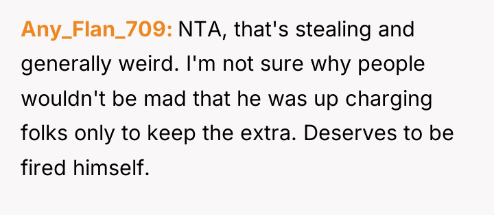 Any_Flan_709 NTA, that's stealing and generally weird. I'm not sure...
