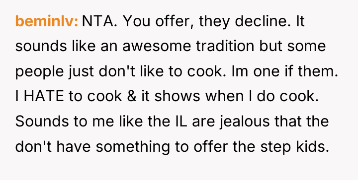 beminlv NTA. You offer, they decline. It sounds like an...