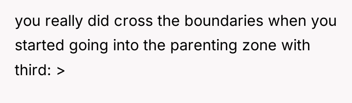 you really did cross the boundaries when you started going...