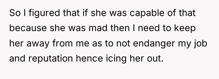 So I figured that if she was capable of that...