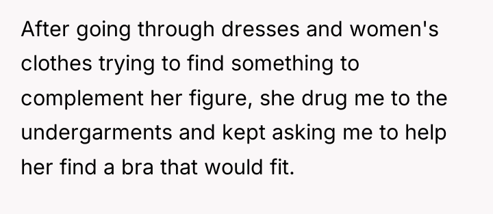 After going through dresses and women's clothes trying to find...