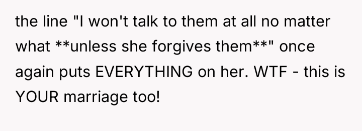 the line "I won't talk to them at all no...