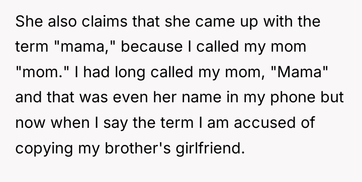 She also claims that she came up with the term...