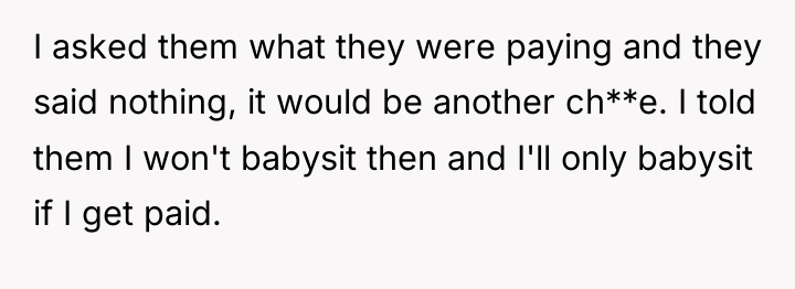 I asked them what they were paying and they said...