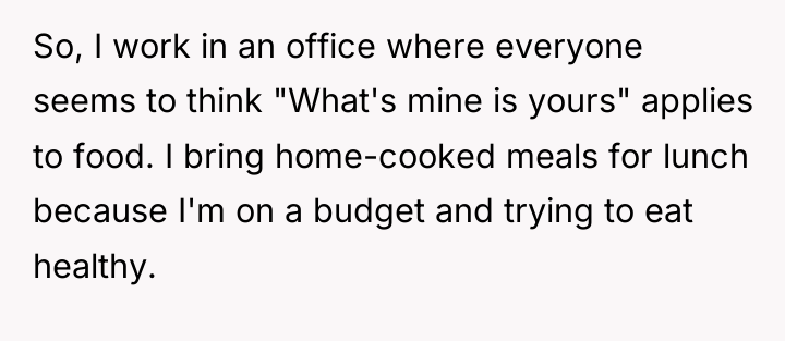 So, I work in an office where everyone seems to...