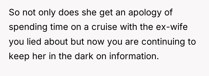So not only does she get an apology of spending...