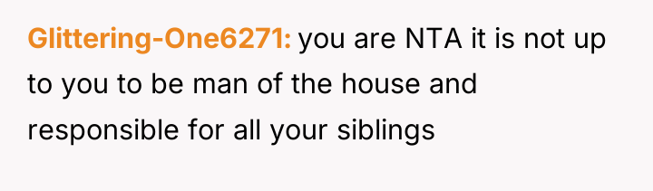 Glittering-One6271 you are NTA it is not up to you...