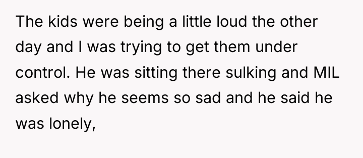 The kids were being a little loud the other day...