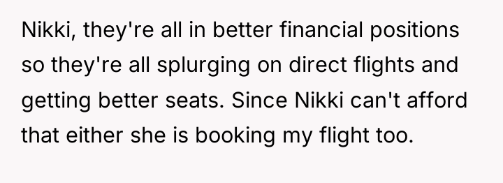 Nikki, they're all in better financial positions so they're all...