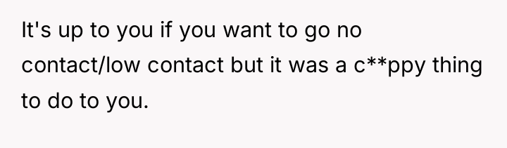 It's up to you if you want to go no...
