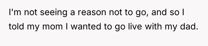I'm not seeing a reason not to go, and so...