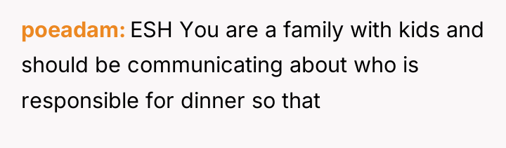poeadam ESH You are a family with kids and should...