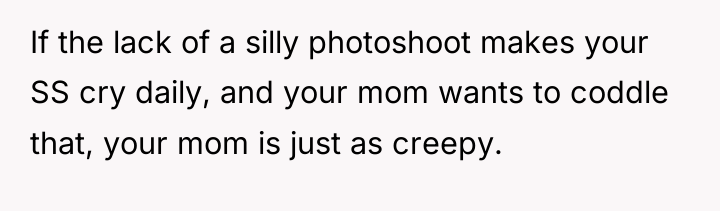 If the lack of a silly photoshoot makes your SS...