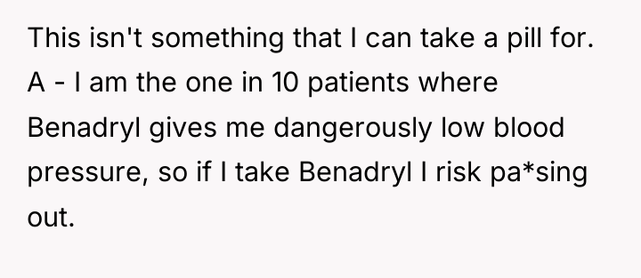 This isn't something that I can take a pill for....