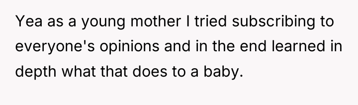 Yea as a young mother I tried subscribing to everyone's...