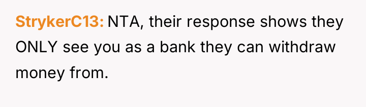 StrykerC13 NTA, their response shows they ONLY see you as...