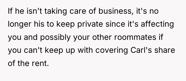 If he isn't taking care of business, it's no longer...