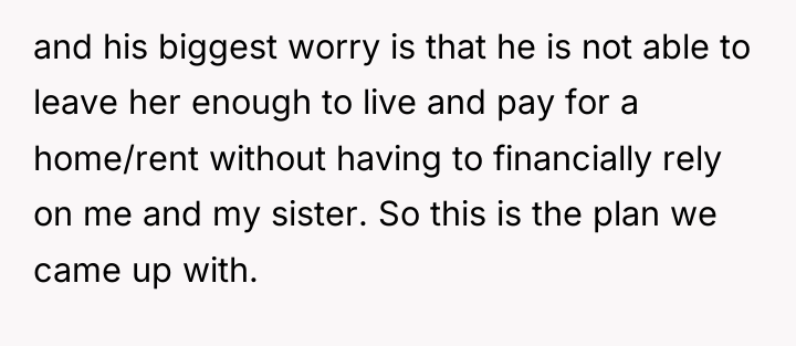 and his biggest worry is that he is not able...