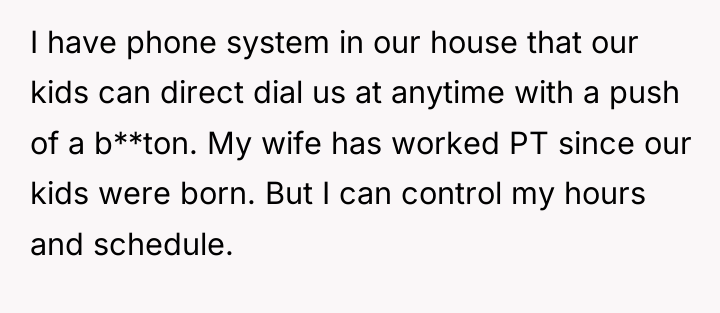 I have phone system in our house that our kids...