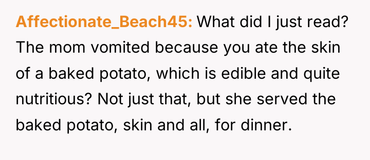 Affectionate_Beach45 What did I just read? The mom vomited because...