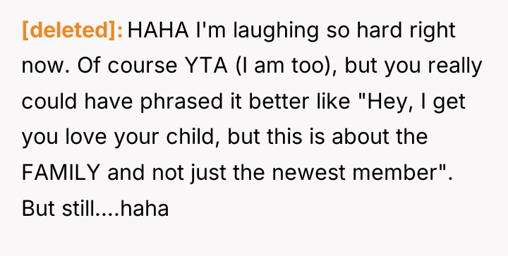 [deleted] HAHA I'm laughing so hard right now. Of course...