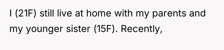 I (21F) still live at home with my parents and...