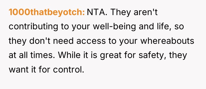 1000thatbeyotch NTA. They aren't contributing to your well-being and life,...