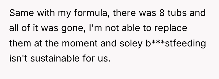 Same with my formula, there was 8 tubs and all...