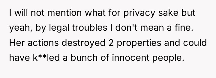 I will not mention what for privacy sake but yeah,...
