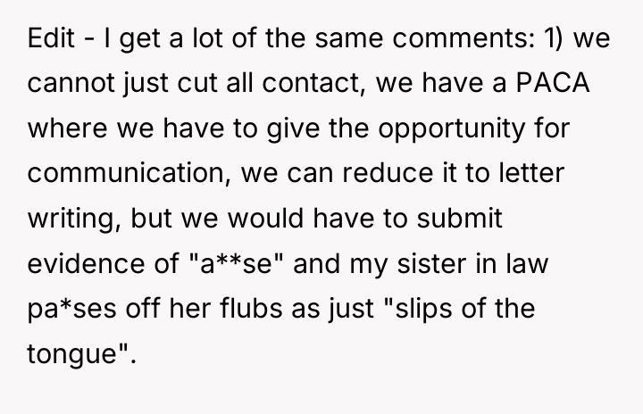 Edit - I get a lot of the same comments:...