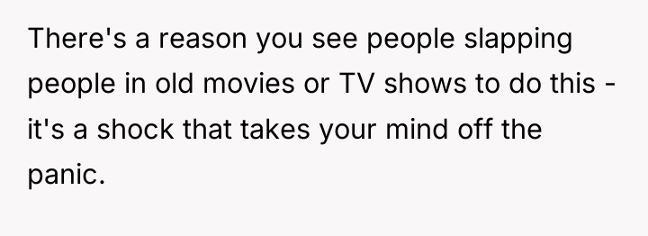 There's a reason you see people slapping people in old...